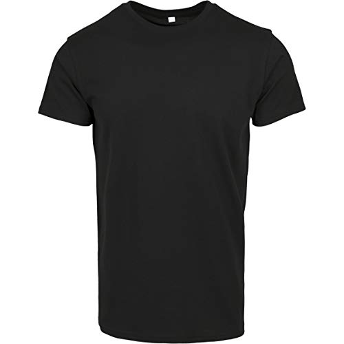 Build Your Brand Men's Merch T-Shirt, Black, L von Build Your Brand