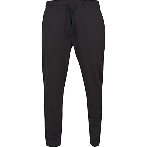 Build Your Brand Men's BY081-Terry Jogging Long Pants Jogginghose, Charcoal, M von Build Your Brand