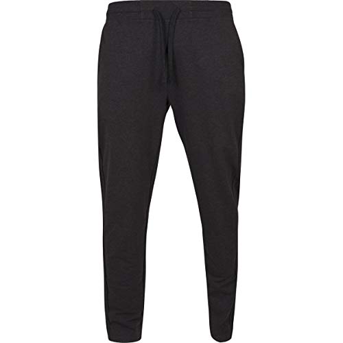 Build Your Brand Men's BY081-Terry Jogging Long Pants Jogginghose, Charcoal, XL von Build Your Brand