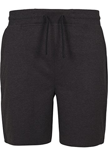 Build Your Brand Men's BY080-Terry Shorts, Charcoal, L von Build Your Brand