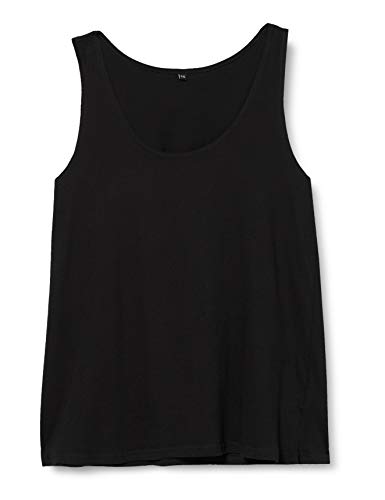 Build Your Brand Women's BY019-Ladies Tanktop T-Shirt, Black, XL von Build Your Brand