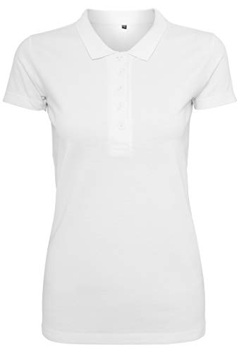 Build Your Brand Damen By024-ladies Polo T-Shirt, Weiß, XS EU von Build Your Brand