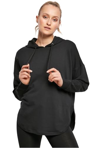 Build Your Brand Damen Ladies Oversized Hoody Kapuzenpullover, Schwarz (Black), XS von Build Your Brand