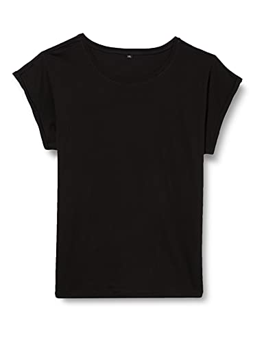 Build Your Brand Women's BY092-Ladies Basic T-Shirt, Black, S von Build Your Brand