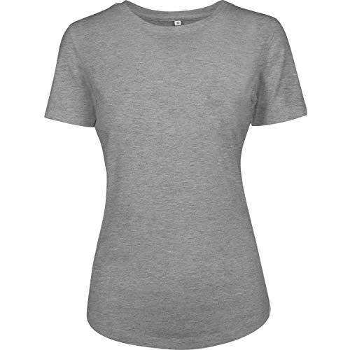 Build Your Brand Women's BY057-Ladies Fit Tee T-Shirt, Heather Grey, XS von Build Your Brand