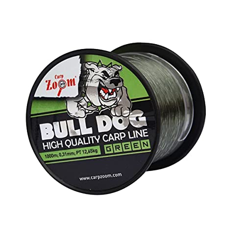 Carp Zoom Bull-Dog Carp Line 0,35 mm 15,45 Kg 1000m Dark Green Schnur von Bull-Dog Carp Line
