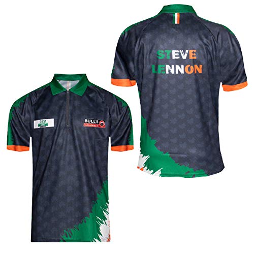 BULL'S Steve Lennon Replica Dart-Shirt, Sublimation Dartshirt, atmungsaktiv, XL von Bull's