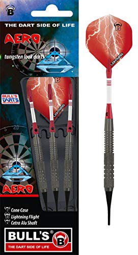 Bull's Aero Soft Dart 18g, Schwarz von Bull's