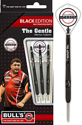 BULL'S Erwachsene Black Edition Champions Mensur Suljovic, Schwarz, 21 g von Bull's