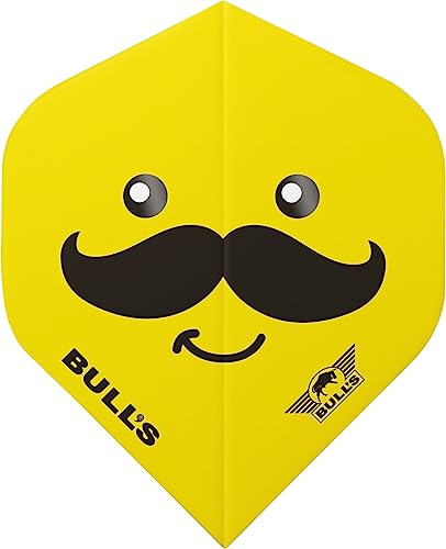 Bull´s Powerflite 100 Smiley Standard Flights (Mustache) von Bull's