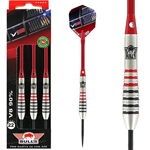 Bull's V8 A 90% - Steeldarts 24 Gramm von BULL'S