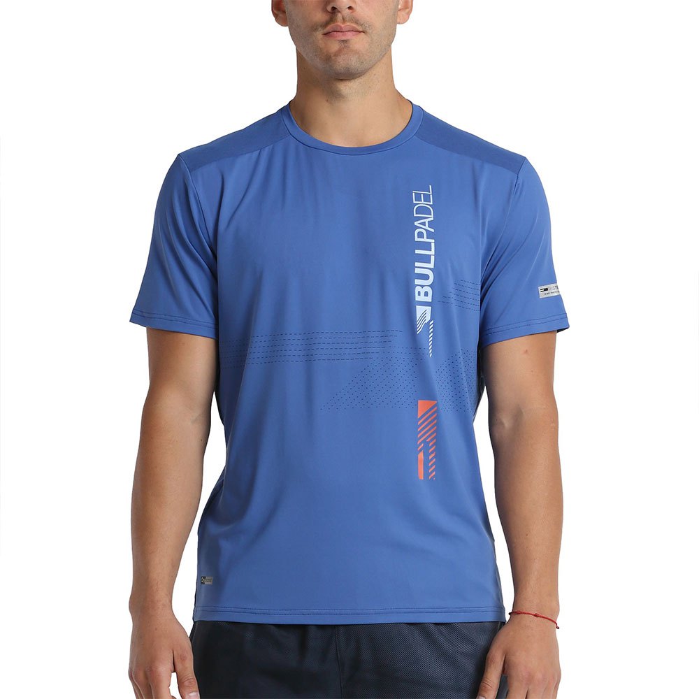 Bullpadel Adive Short Sleeve T-shirt Blau 2XL Mann von Bullpadel