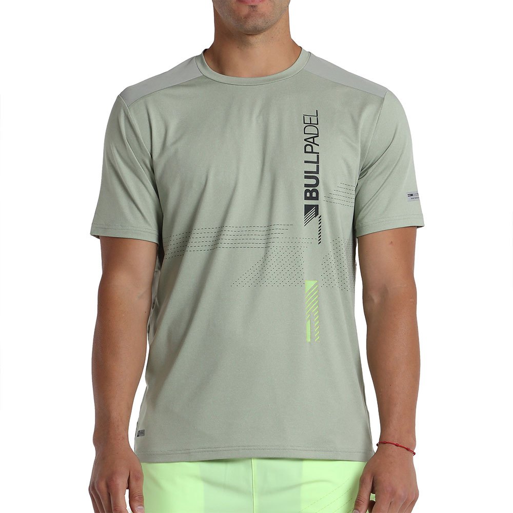Bullpadel Adive Short Sleeve T-shirt Grün XL Mann von Bullpadel