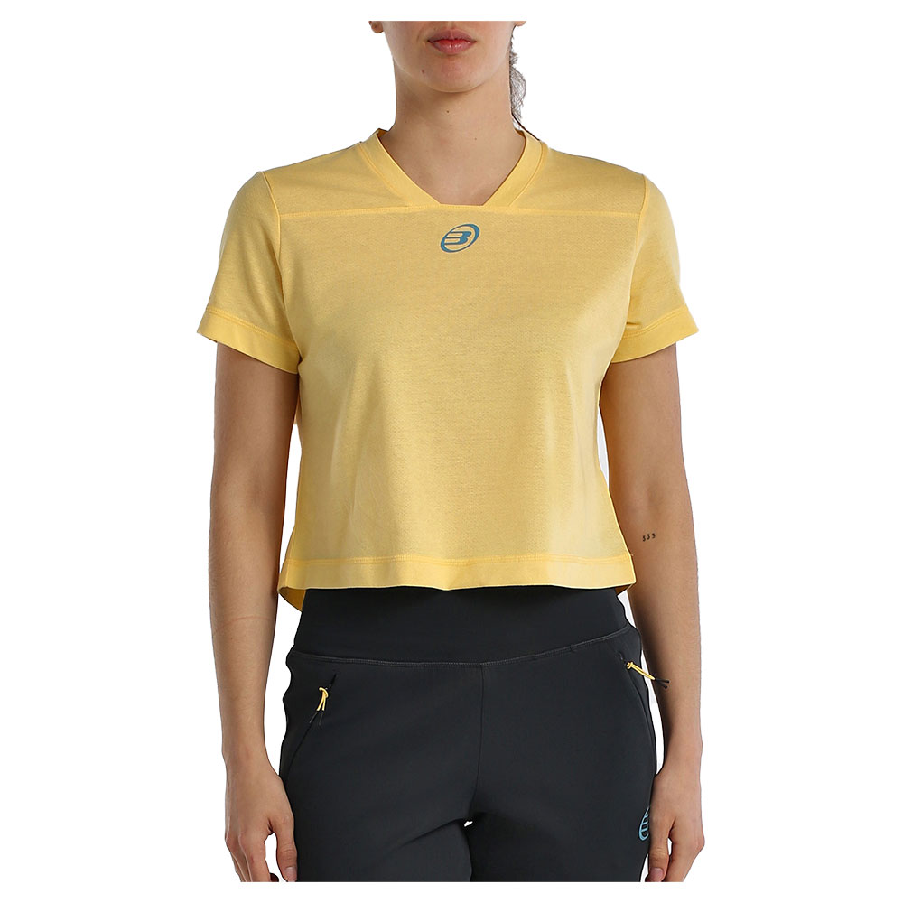 Bullpadel Bagan Short Sleeve T-shirt Gelb M Frau von Bullpadel