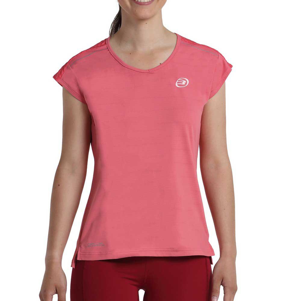 Bullpadel Eleva Short Sleeve T-shirt Rosa 2XL Frau von Bullpadel