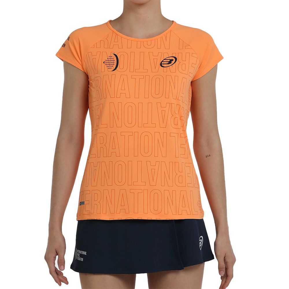 Bullpadel Epata Short Sleeve T-shirt Orange S Frau von Bullpadel