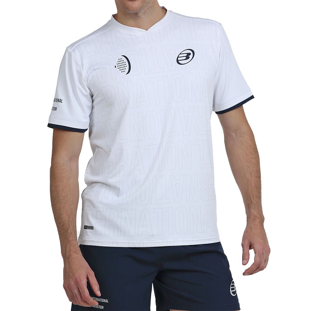 Bullpadel Ereis Short Sleeve T-shirt Weiß L Mann von Bullpadel