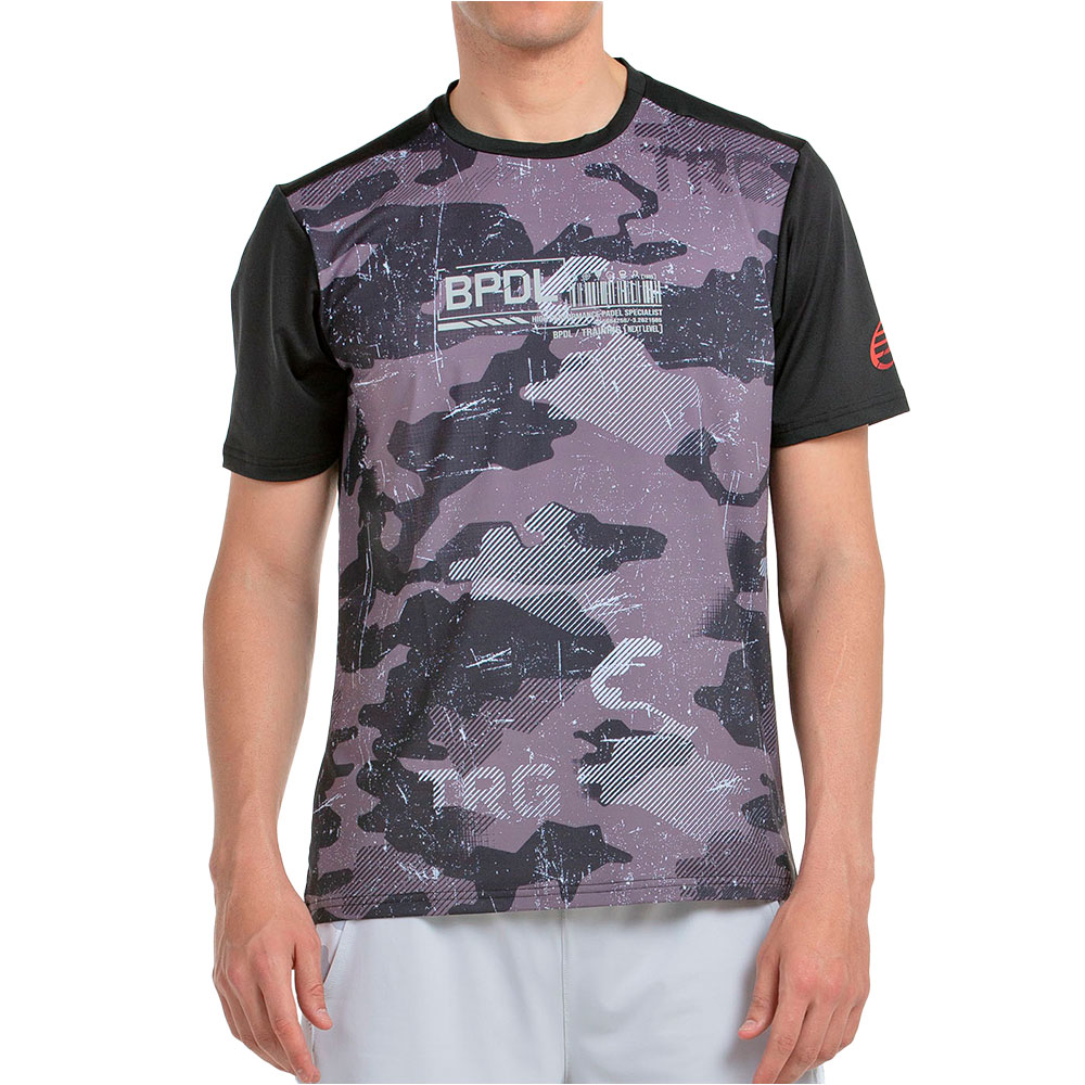 Bullpadel Esgos Short Sleeve T-shirt Lila M Mann von Bullpadel