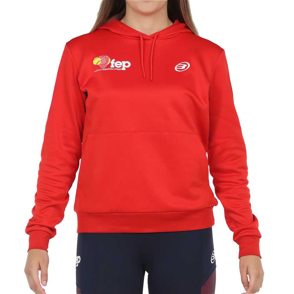 Bullpadel Evoca Hoodie Rot XL Frau von Bullpadel