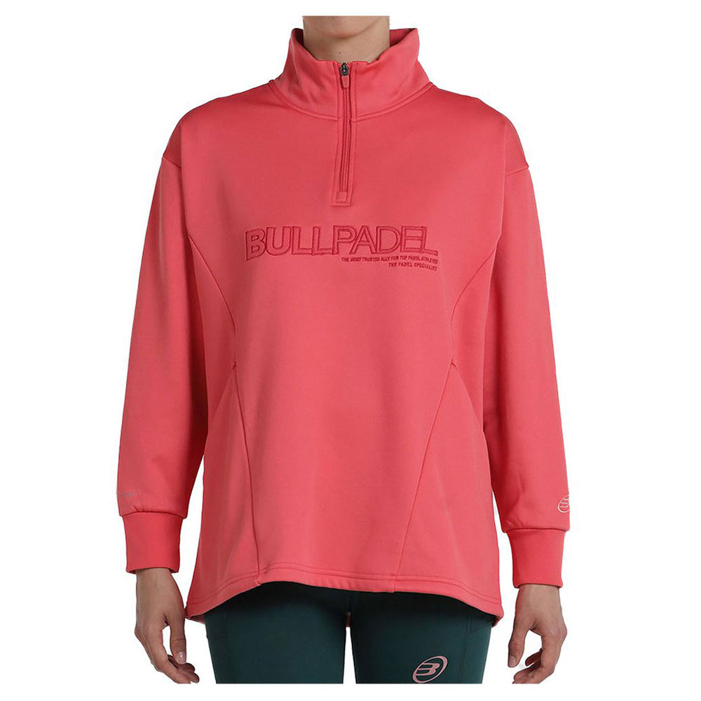 Bullpadel Inane Half Zip Sweatshirt Rot L Frau von Bullpadel