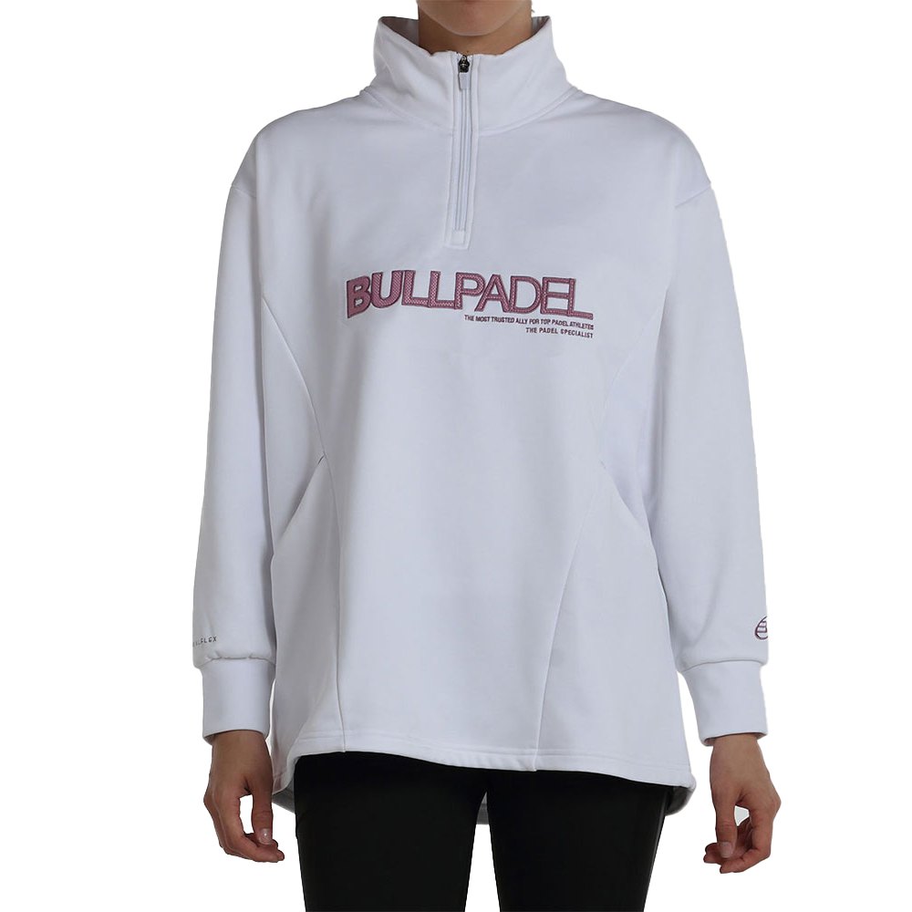 Bullpadel Inane Half Zip Sweatshirt Weiß L Frau von Bullpadel