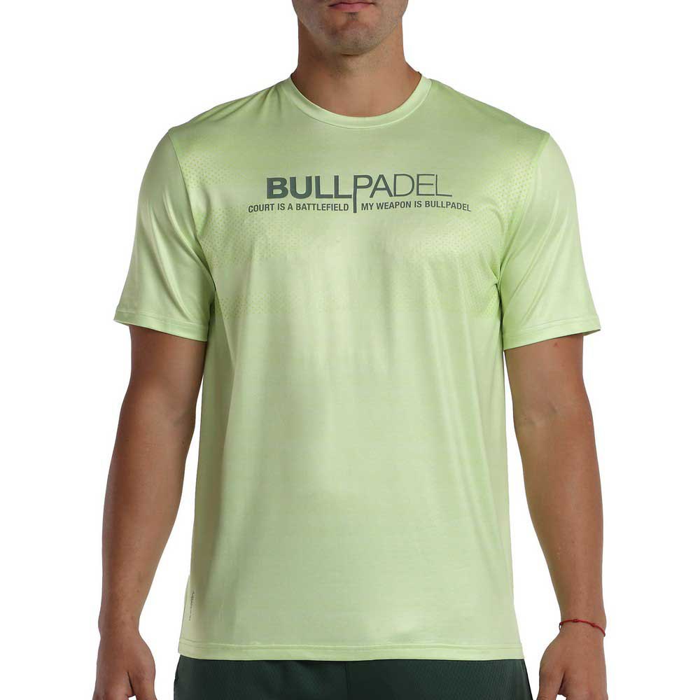 Bullpadel Leteo Short Sleeve T-shirt Gelb 2XL Mann von Bullpadel