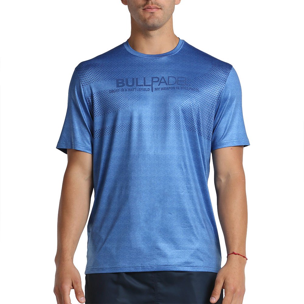 Bullpadel Leteo Short Sleeve T-shirt Blau XL Mann von Bullpadel