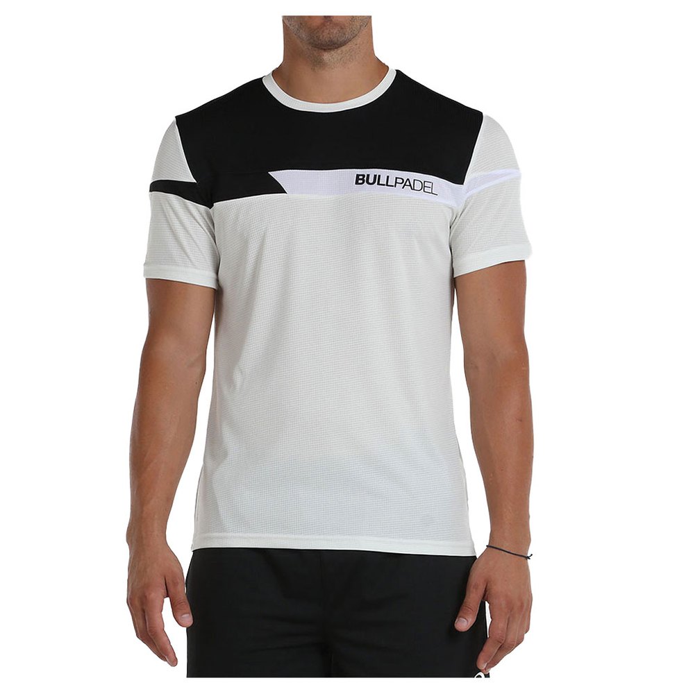Bullpadel Omeya Short Sleeve T-shirt Weiß XL Mann von Bullpadel