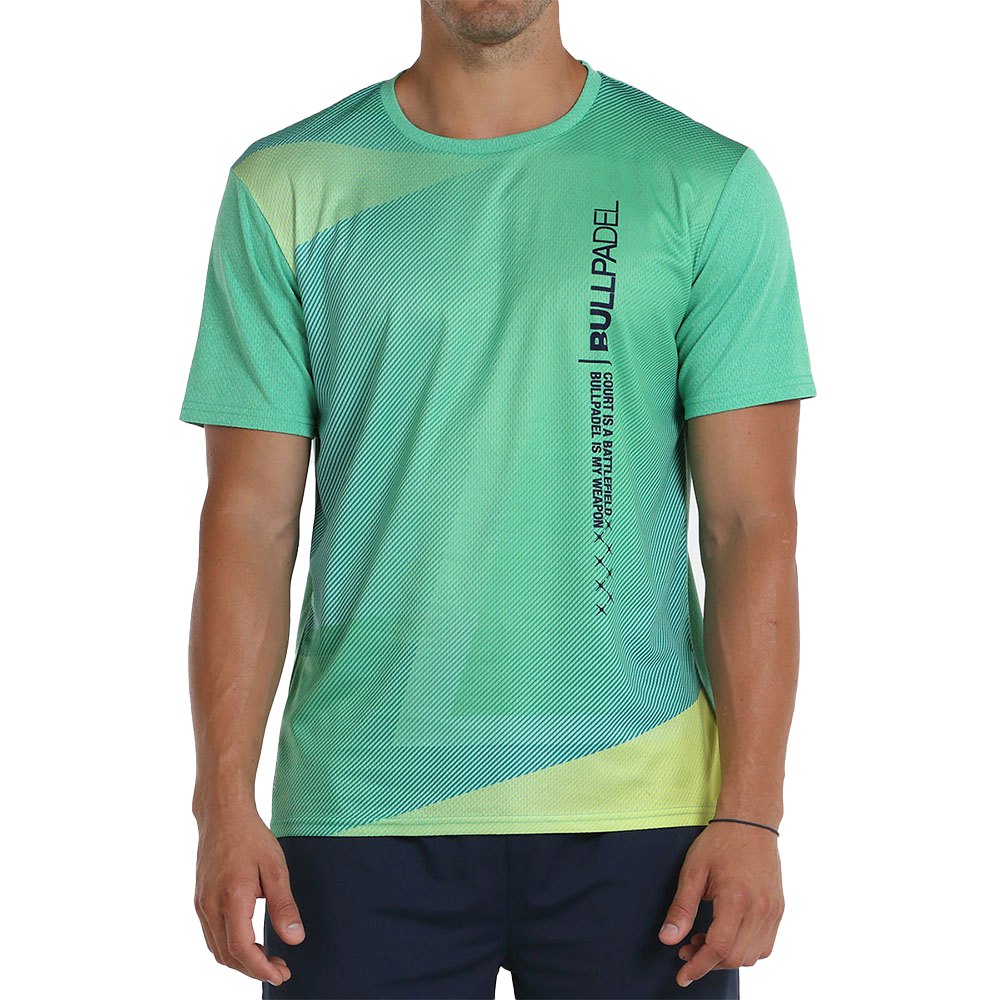 Bullpadel Orisa Short Sleeve T-shirt Grün 2XL Mann von Bullpadel
