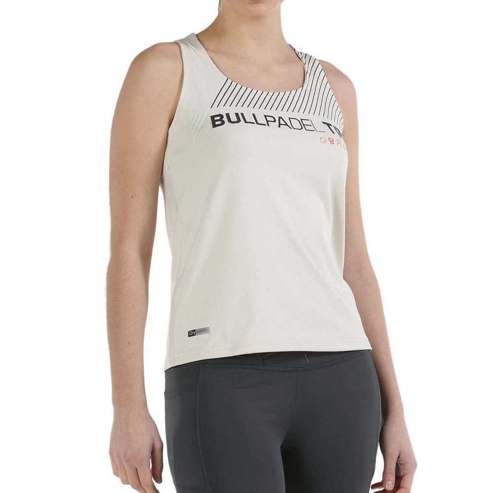 Bullpadel Tolva Sleeveless T-shirt Beige XL Frau von Bullpadel
