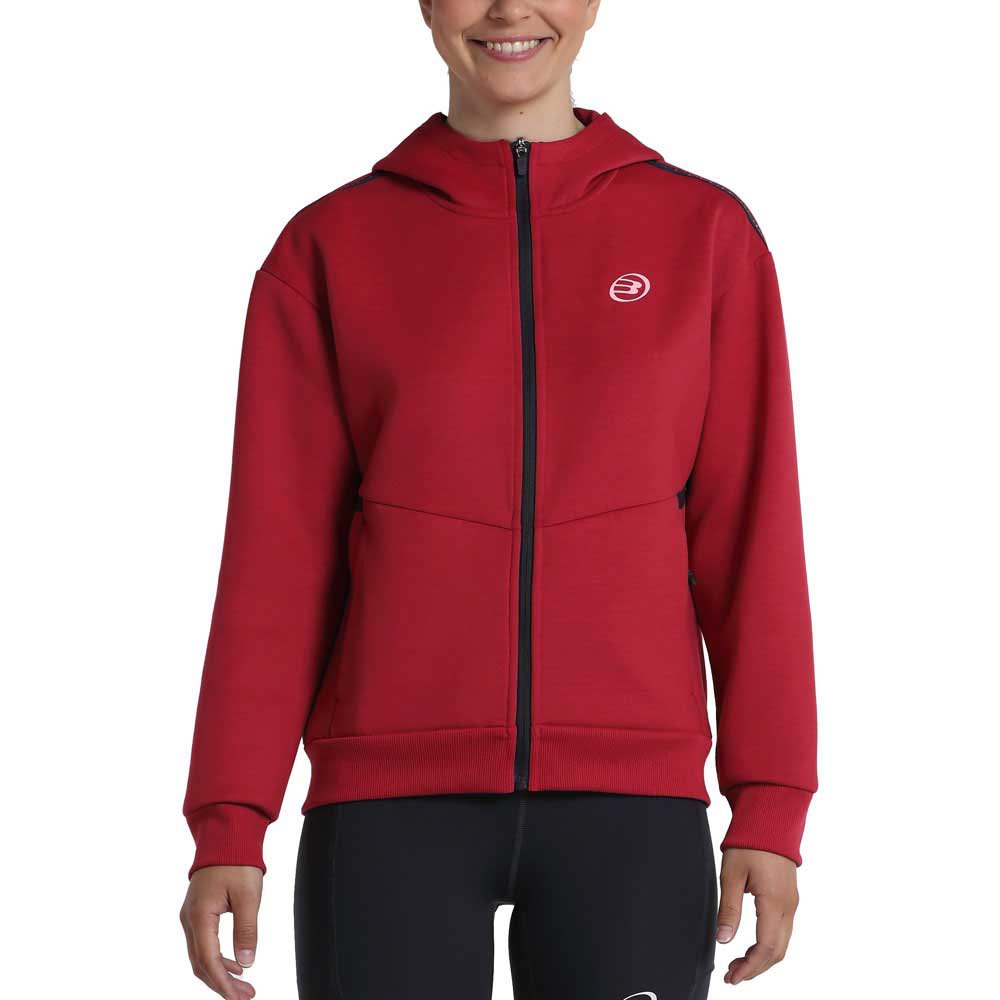 Bullpadel Yesca 24v Full Zip Sweatshirt Rot L Frau von Bullpadel