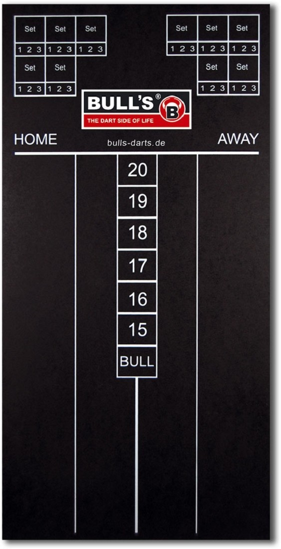 Bull's Kreidetafel, Chalk Board, 30 x 60 cm, schwarz von Bulls Holland