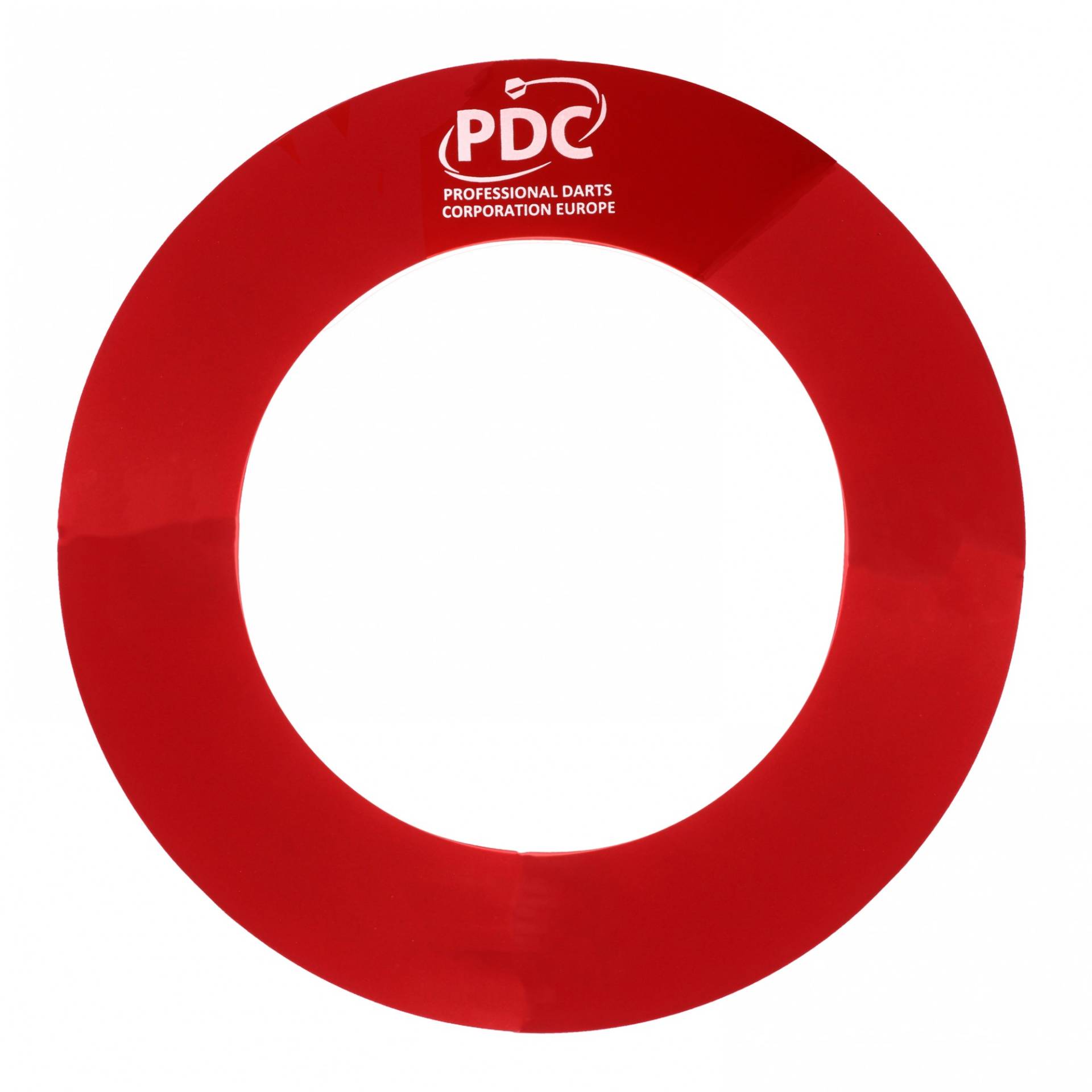 Dartboard Surround mit PDC Druck, rot, 4-teilig, steckbar von Bulls Holland