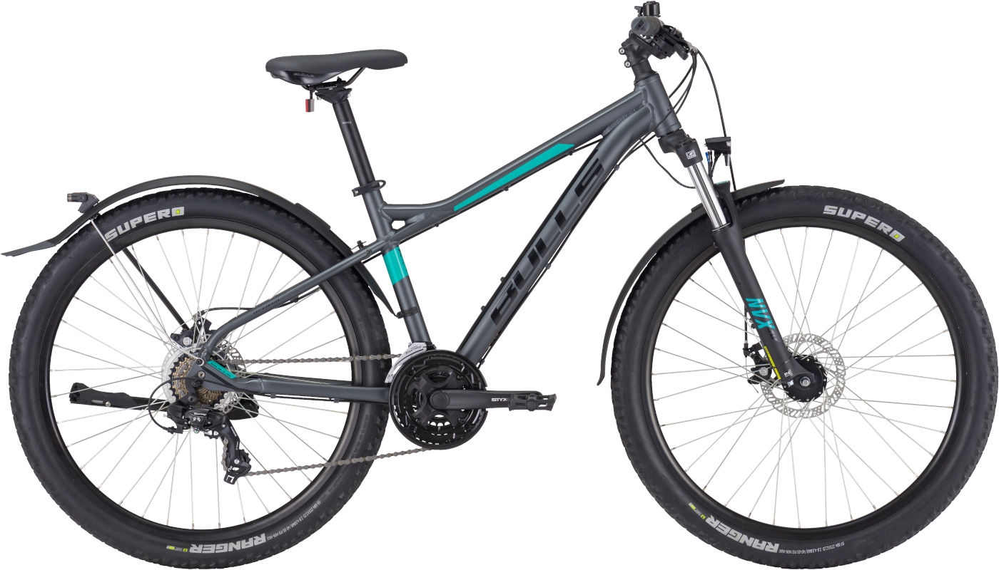 Mountainbike  Bulls Zarena Street 1 grau matt (Rahmenhöhe ATB: 46 cm | ca. 170 - 185 cm) von Bulls