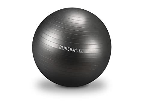 Bureba Unisex – Erwachsene 55A Gymnastikball, Pezziball, Anthrazit, 55 cm von Bureba