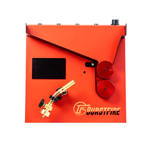 Burstfire - 2-in-1 – Messinggehäuse Annealer & Case Prep Center – Rot, New Gen 2 – Burstfire-2in1-Red-V2 – Glühmaschine – zum Nachladen – Taschenlampe und Schlauch im Lieferumfang enthalten von Burstfire
