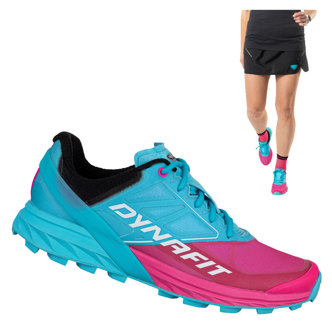 DYNAFIT - Ultra 50 Laufschuh Damen Trailrunning Vibram, pink türkis von Burton, Gonso, Völkl, ...