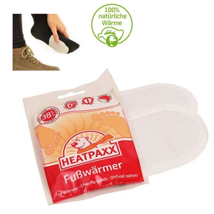 HeatPaxx - Original Zehen- Fußwärmer - (1 Paar in jeder Packung) von Burton, Gonso, Völkl, ...