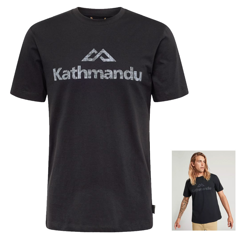 Kathmandu Logo MNS Short Sleeve Crew Tee Herren kurzarm T-Shirt, blk von Burton, Gonso, Völkl, ...