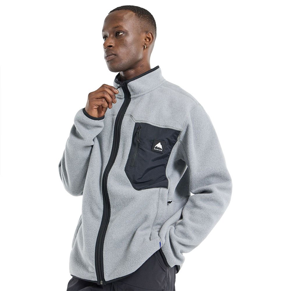 Burton Cinder Full Zip Sweatshirt Grau XS Mann von Burton