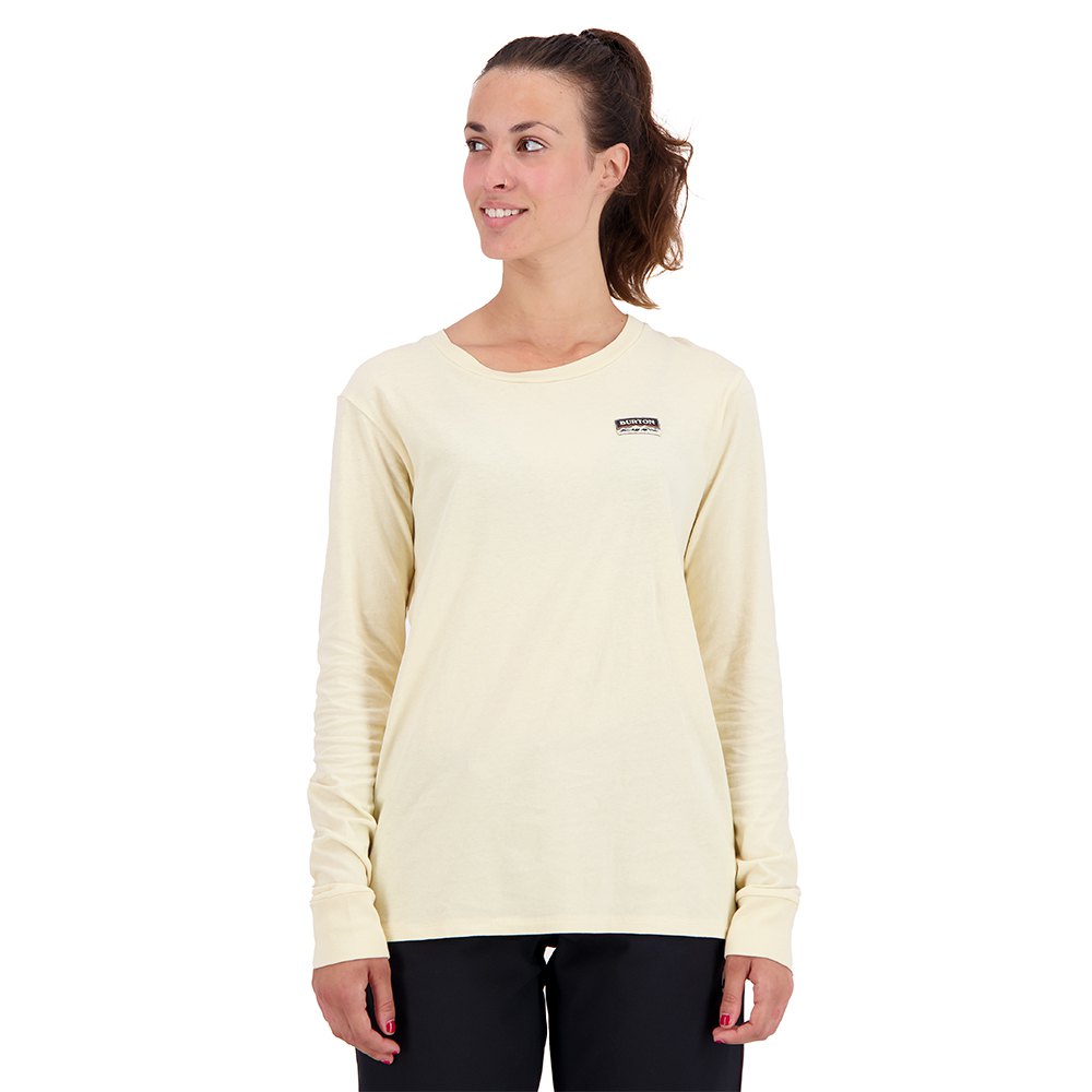 Burton Classic Long Sleeve T-shirt Beige XS Frau von Burton