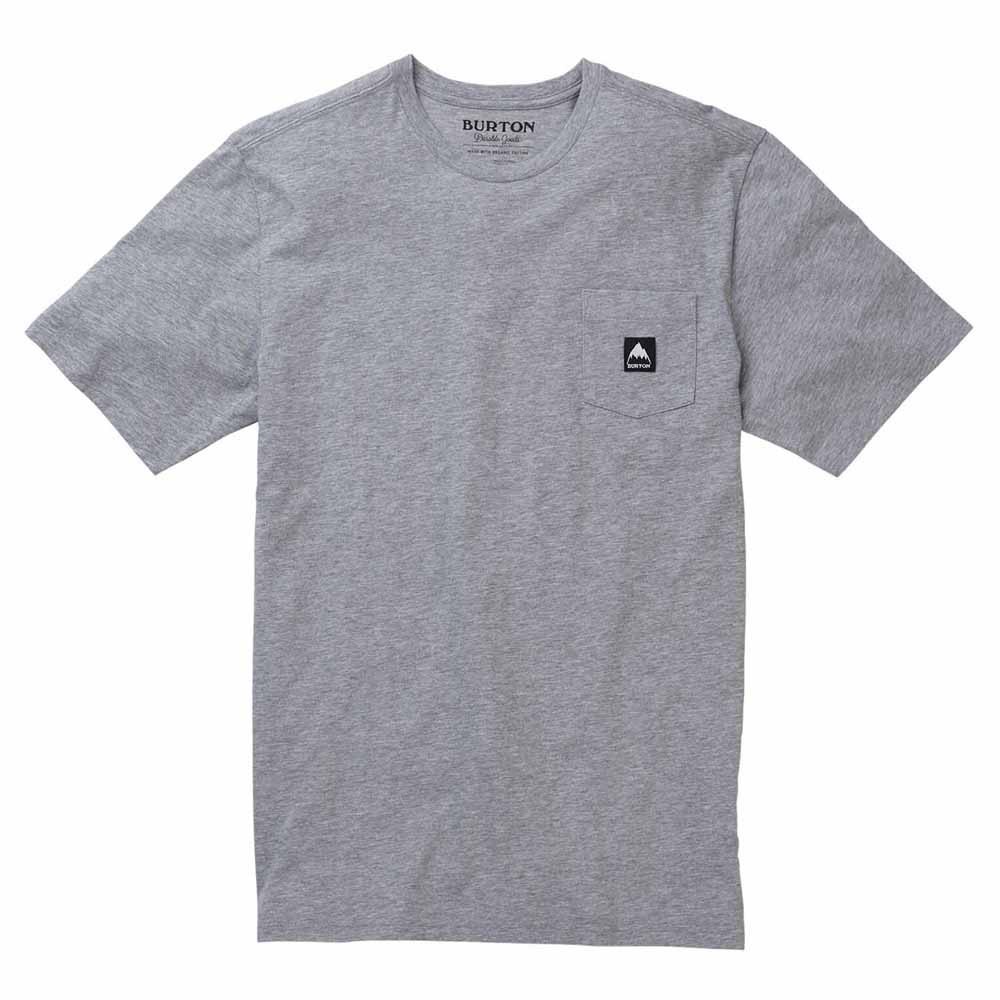 Burton Colfax Short Sleeve T-shirt Grau S Mann von Burton