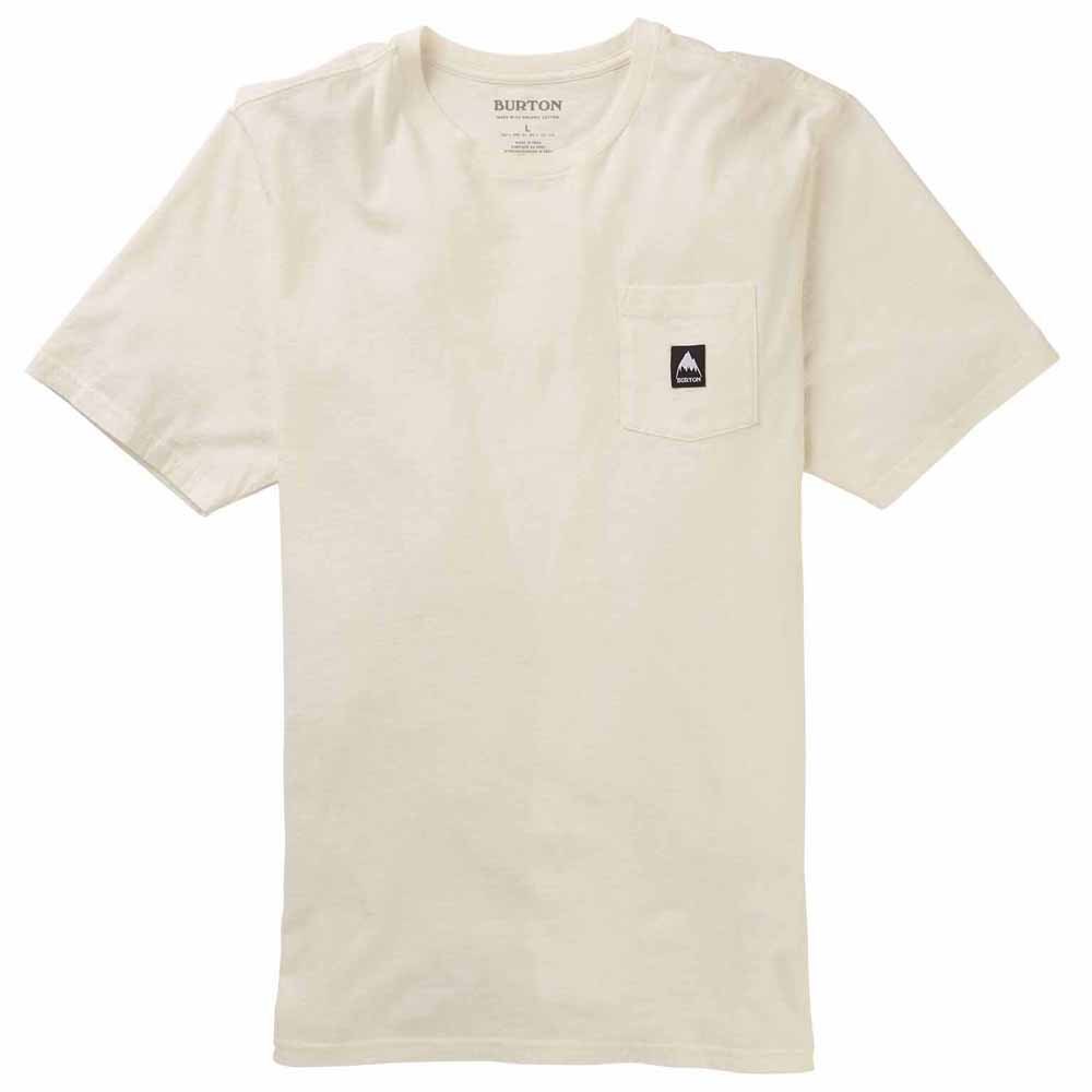 Burton Colfax Short Sleeve T-shirt Weiß 2XS Mann von Burton
