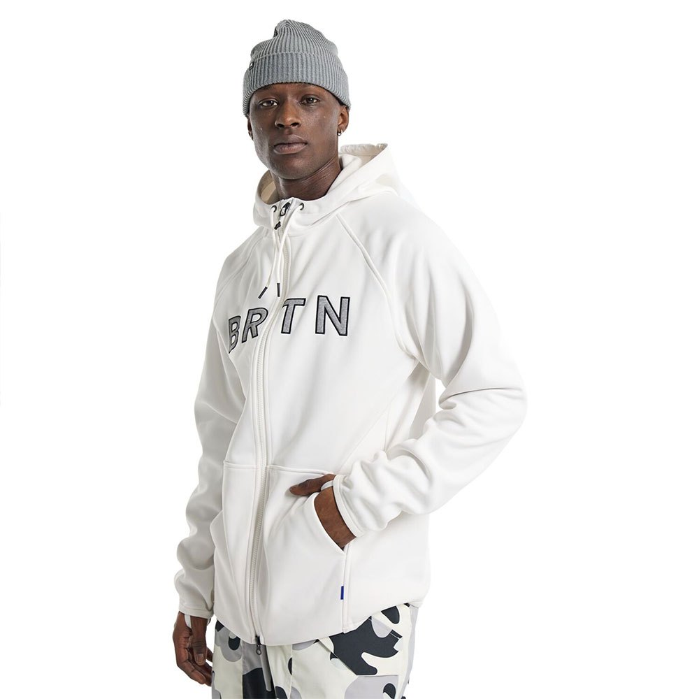 Burton Crown Weatherproof Full Zip Sweatshirt Weiß XS Mann von Burton