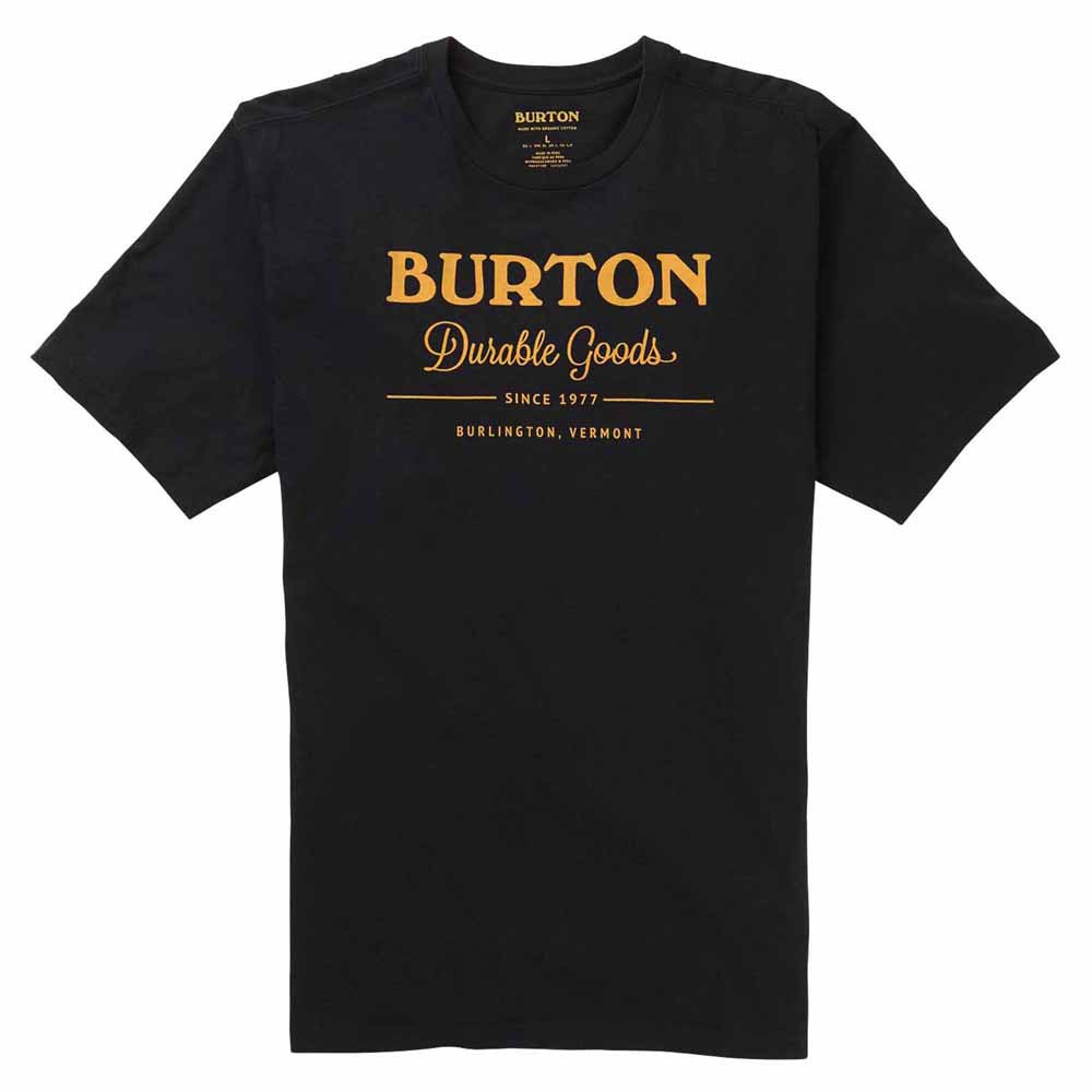 Burton Durable Goods Short Sleeve T-shirt Schwarz 2XS Mann von Burton