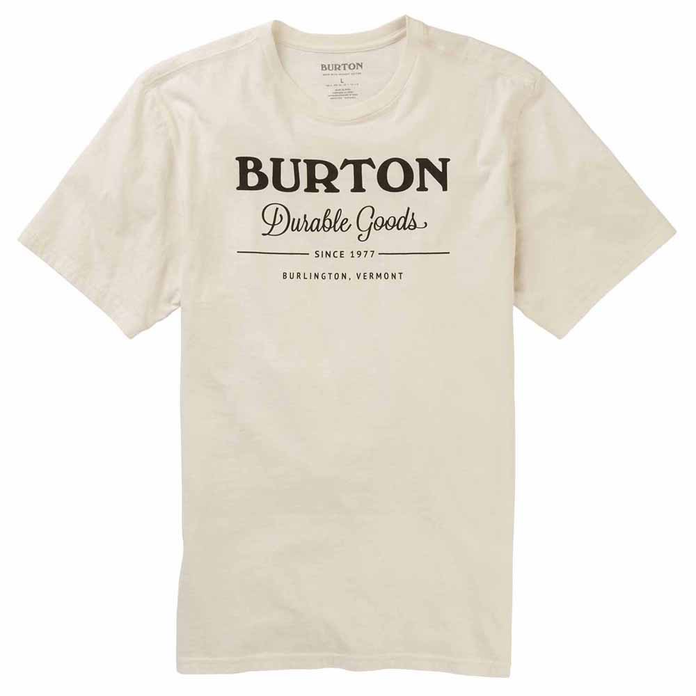 Burton Durable Goods Short Sleeve T-shirt Weiß 2XS Mann von Burton