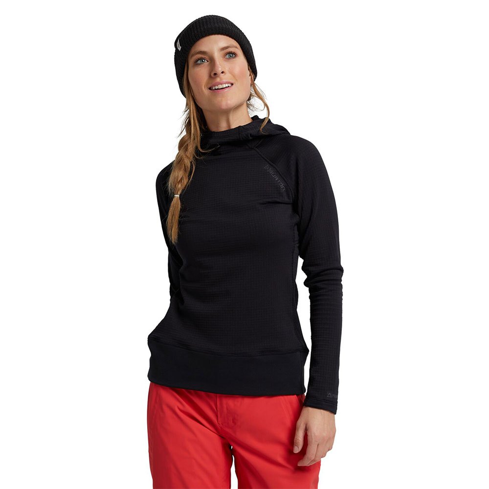 Burton Helium Power Grid Sweatshirt Schwarz M Frau von Burton