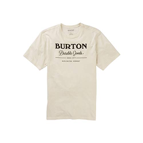 Burton Herren Durable Goods T-Shirt, Stout White, M von Burton