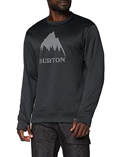Burton Herren Oak Fleece Pullover, True Black Heather, XXL von Burton