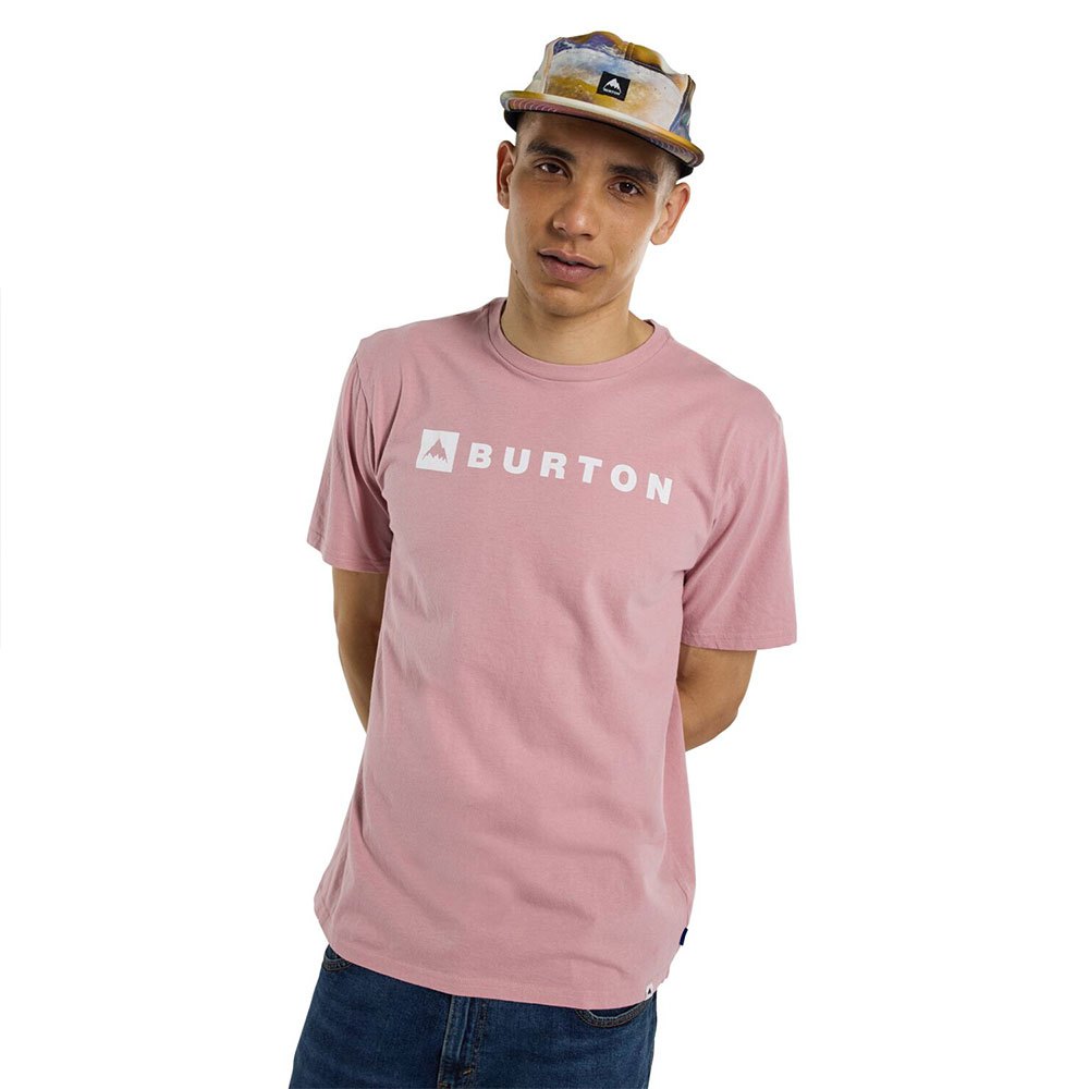 Burton Horizontal Mountain Short Sleeve T-shirt Rosa 2XL Mann von Burton